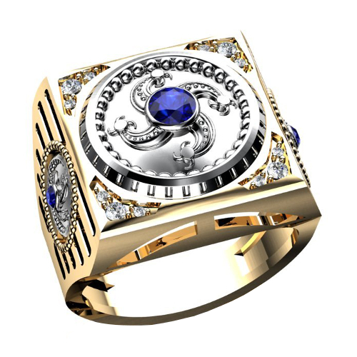 Перстень с символом Рода - фото