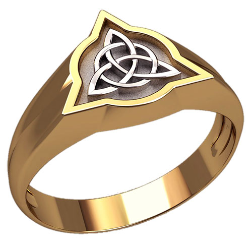 Перстень Трискель - фото